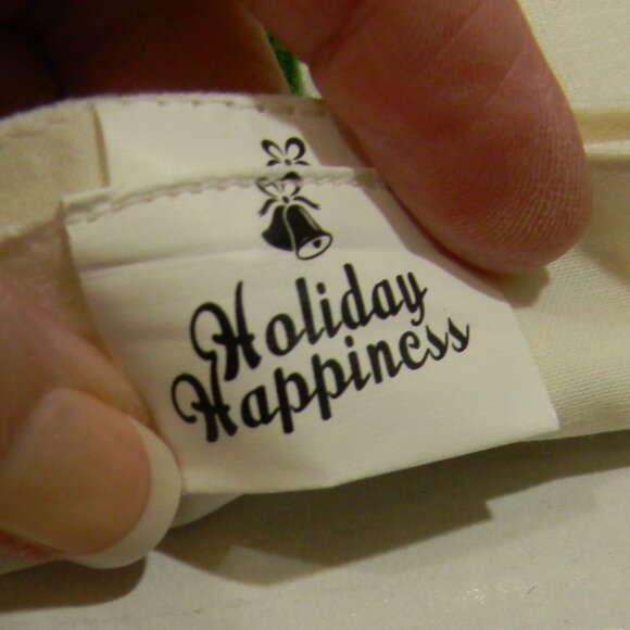 Holiday Happiness Hand Crafted Placemat Set of 4 Wreath Christmas NIP - Picture 6 of 7